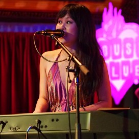 Isabella Tang '11 performing at the House of Blues in Los Angeles. (Courtesy of Isabella Tang)