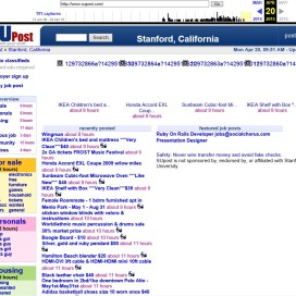 SUPost.com as of March 20, 2015. Courtesy The Internet Archive Wayback Machine