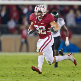 STANFORD, CA - NOVEMBER 12, 2011: Coby Fleener during the Stanford Cardinal 53-30 loss to Oregon.
