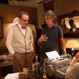 Bryan Cranston and Jay Roach on the set of "Trumbo" (Courtesy of Hilary Bronwyn Gayle)
