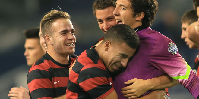 Men’s soccer advances to national title game off 10 rounds of penalty kicks