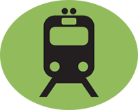 rail transportation icon