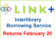 LINK Plus Interlibrary borrowing service returns Feb. 25