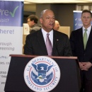 Secretary Johnson speaks at Dulles Airport's TSA Pre✓™ application center opening