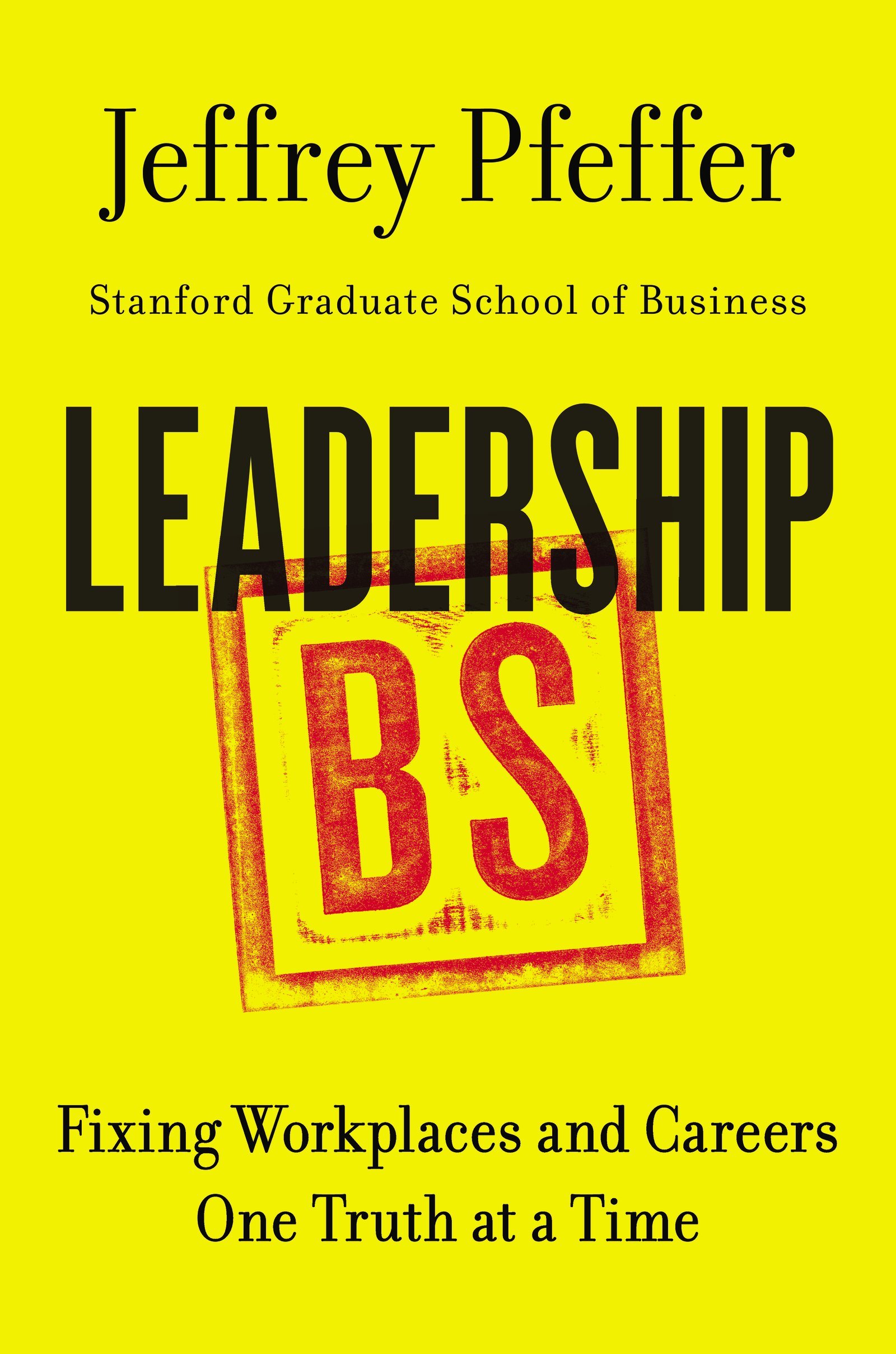 book cover for Leadership BS