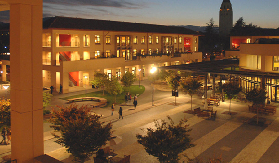 Knight Management Center at night