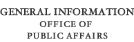 General Information Office of Public Affairs