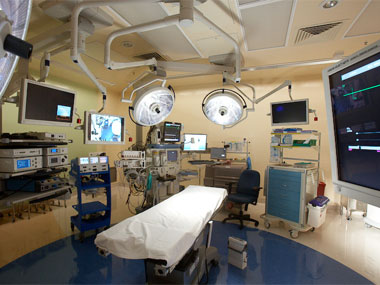 An operating room in the Ford Family Surgery Center
