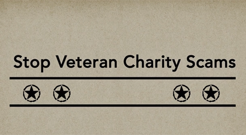 Stop Veteran Charity Scams