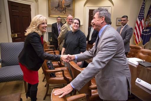 Dr. Jill Biden Meets with Members of the LGBT community about ACA