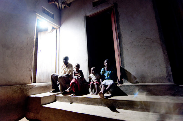 <p>Solar-powered lighting in Tanzania. Photo by Angaza/Flickr</p>
