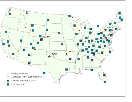 ACCS study site map