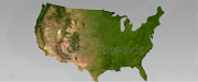 topographic map of United States