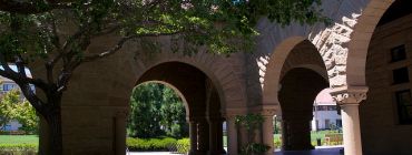 arch and trees