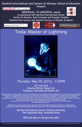 Poster for Tesla movie