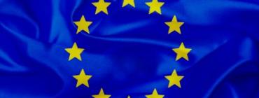 European Union flag - cirlce of gold stars on blue background