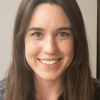 woman with long brown hair