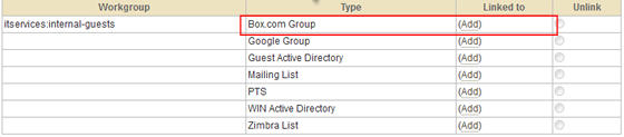 add workgroup to Box.com Group