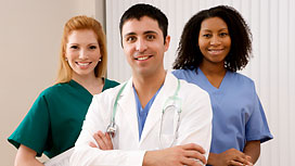 Photo of three medical professionals