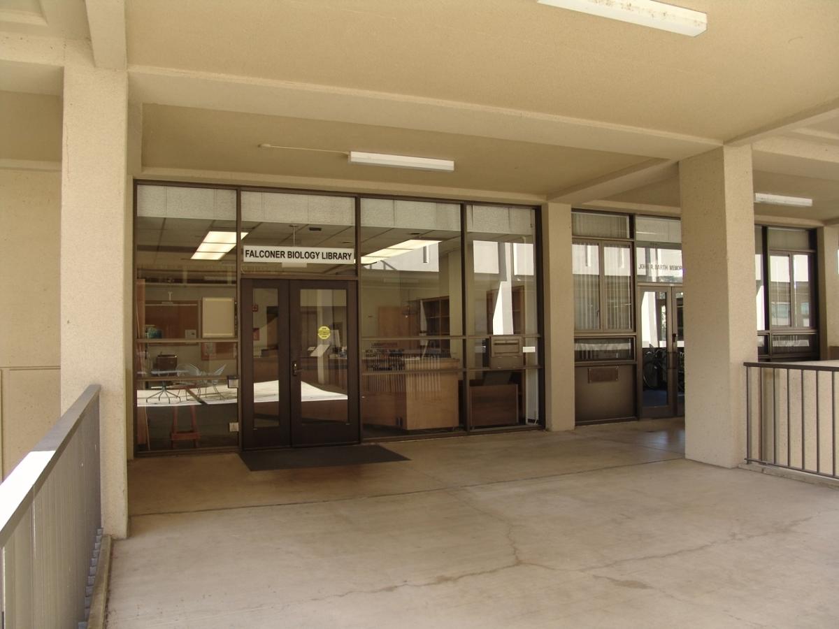 Falconer Library Entrance