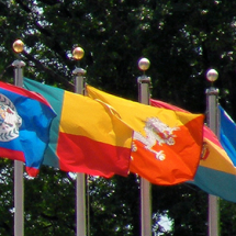 Modern Languages (UN Flags. Photo by  Matthew D. Britt, Flickr.)