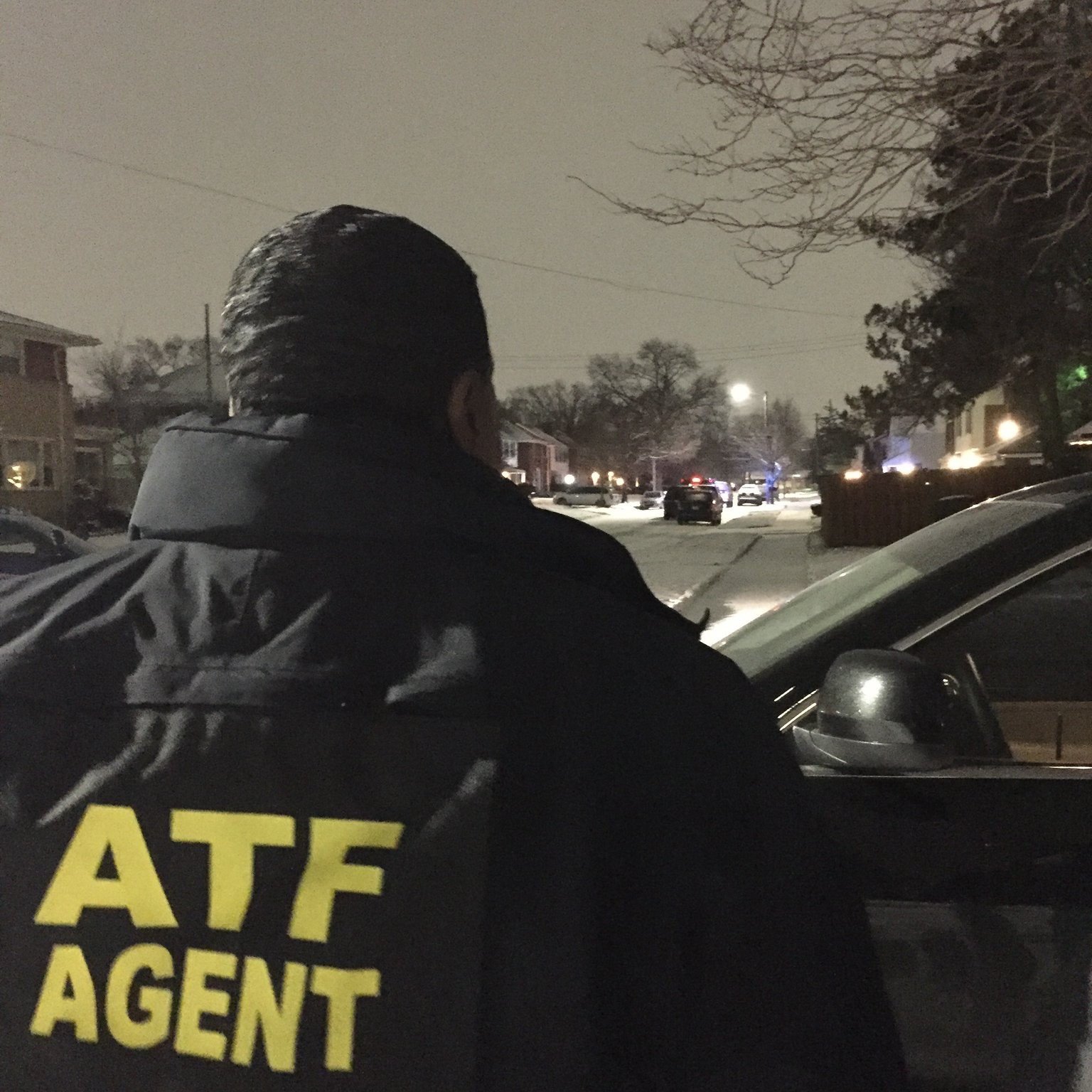 ATF Agent at crime scene 