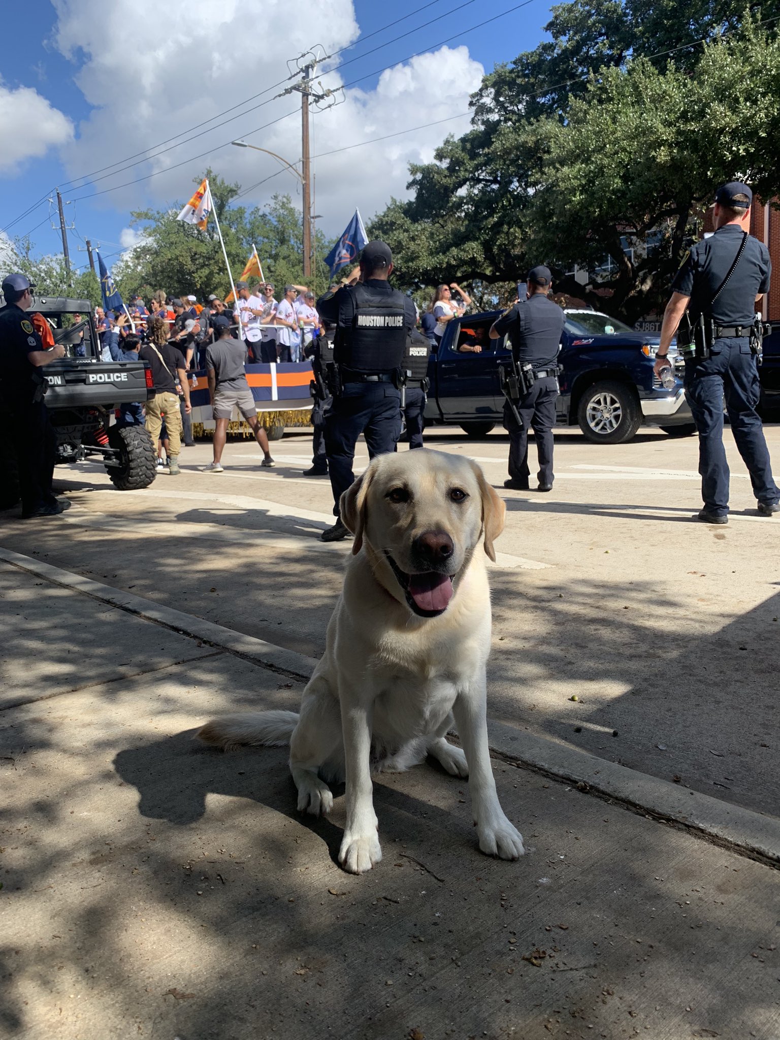 ATF Houston was proud to join our law enforcement partners at today's @astros #WorldSeries  victory parade. @ATFHou is helping keep the public safe on and off the route.