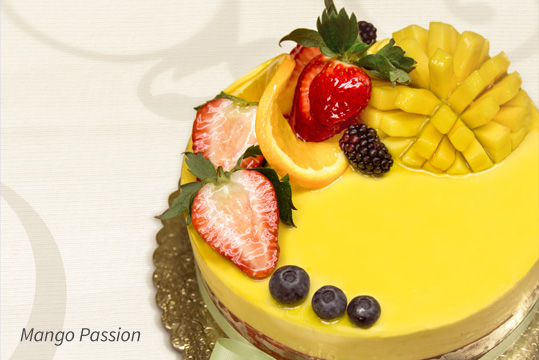 Mango Passion cake from Decadence
