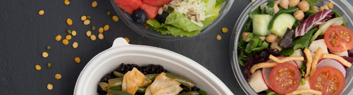 Fresh salads and entrees from Forbes Family Cafe