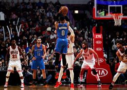 'Russell Westbrook has recorded a triple-double against every team in the NBA, except against the Chicago Bulls (and Oklahoma City Thunder, obviously). 

He will get his first chance October 28, and his second on November 15.

Will he be able to cross Chicago off his list?

@[220573101485346:274:Lenny Carlos]'