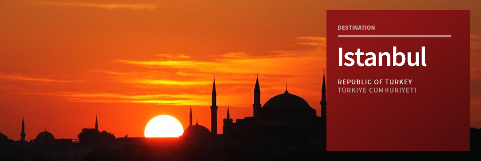 Image of Istanbul during sunset