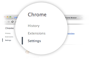 Google Chrome preferences