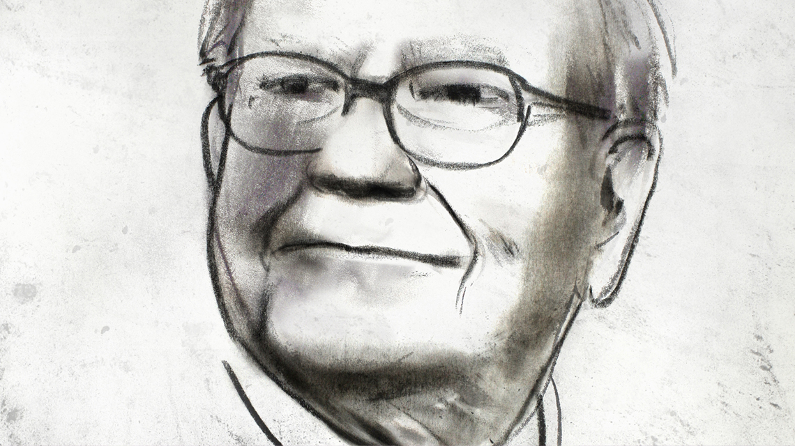 Illustration of Warren Buffett