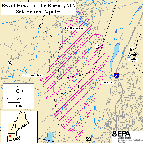 Broad Brook of the Barner (MA) Sole Source Aquifer