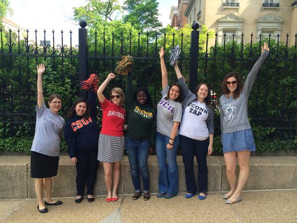 Today @AAUW encourages students to #ReachHigher as they complete their education. http://t.co/J3Vb6NJ7MD http://t.co/mtxSFmJSrP