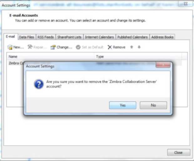 Outlook 2007 - delete confirmation