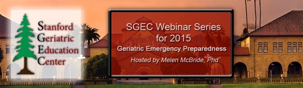 SGEC Emergency Preparedness Webinars