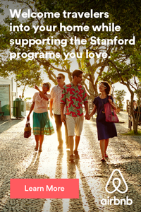 Welcome travelers into your home while supporting the Stanford programs you love.
Learn more