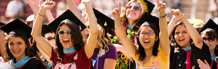 Picture of Stanford GSE Students at Commencement 2010