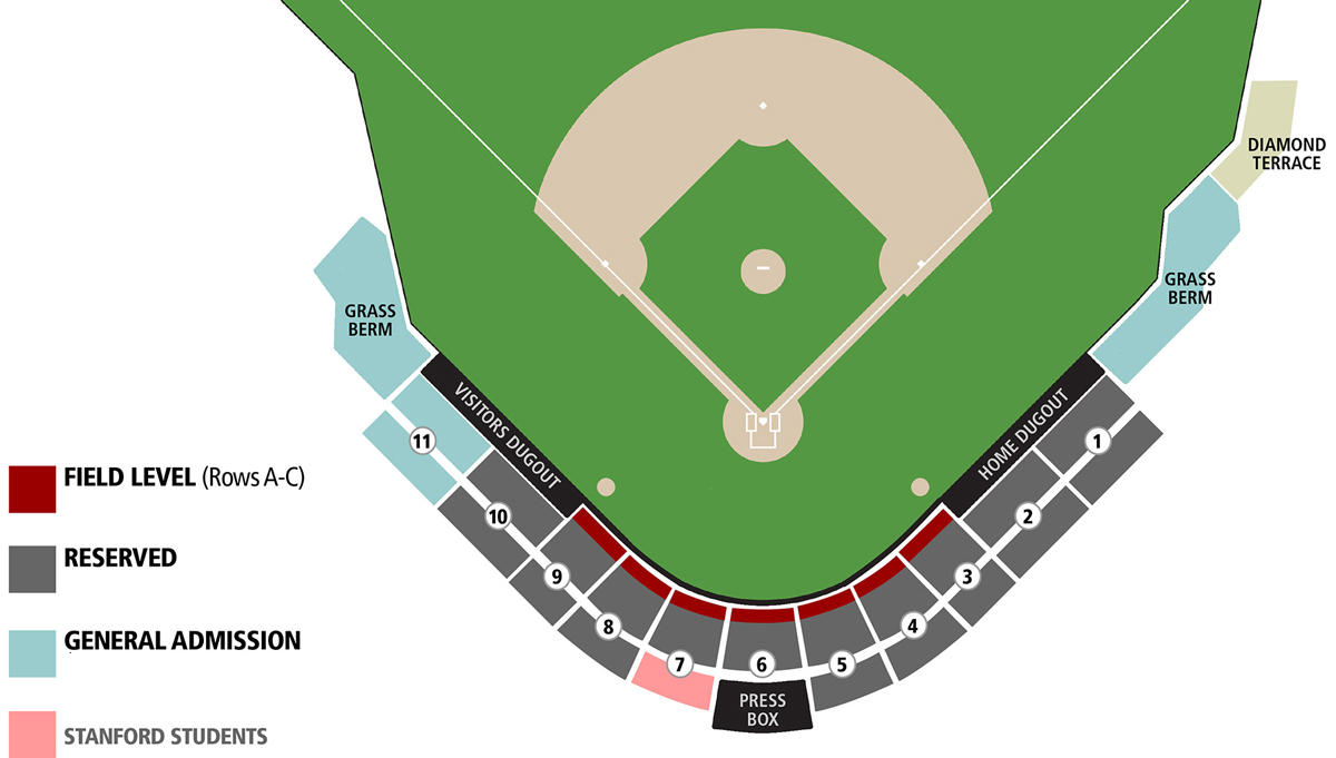 2016 Stanford Baseball Pricing Map