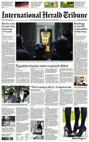 INYT Europe Front Page