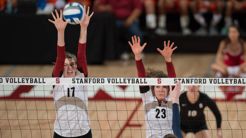 Stanford wins its second-straight five-set match over a top-10 team.