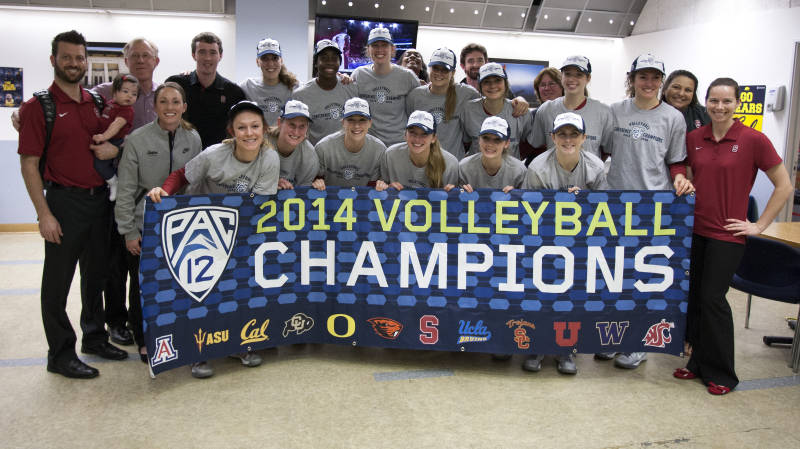 Stanford won its 16th Pac-12 title today. (Photo: Michael Pimentel)