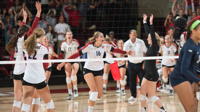 Stanford outlasted No. 1 Penn State to remain undefeated. (Photo: David Bernal, StanfordPhoto.com)