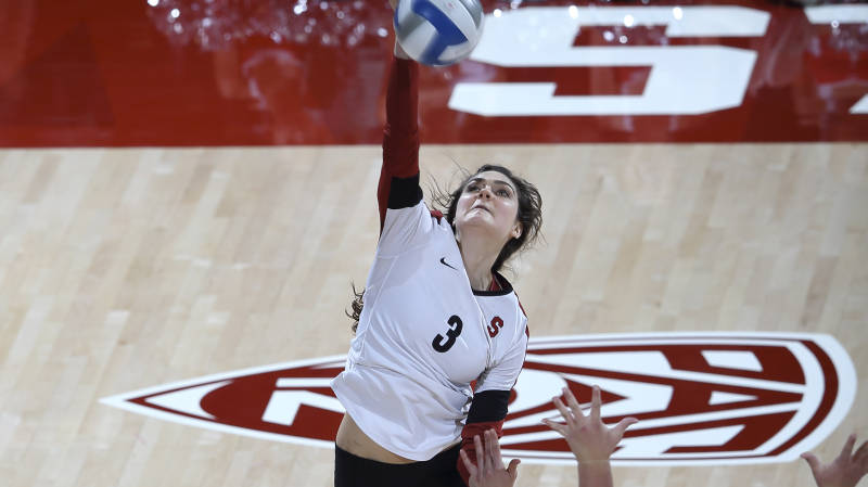 Morgan Boukather recorded a career high 18 kills in the win.