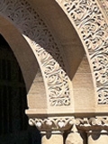 Stanford Quad corner and column