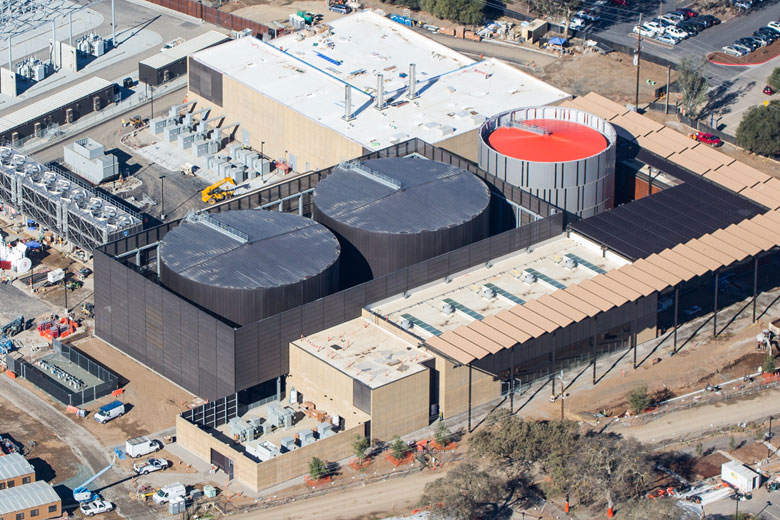 aerial view of Central Energy Facility in November 2014 as it nears completion/Todd Quam