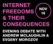 ad for Internet Freedom and Their Consequences Nov. 16