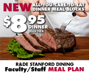 ad for Faculty Staff meal plan 