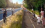 Rendering of what the future trail might look like. 